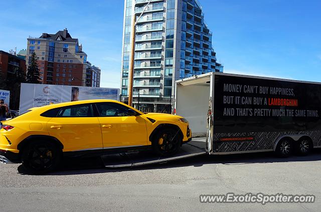 Lamborghini Urus spotted in Calgary, Canada