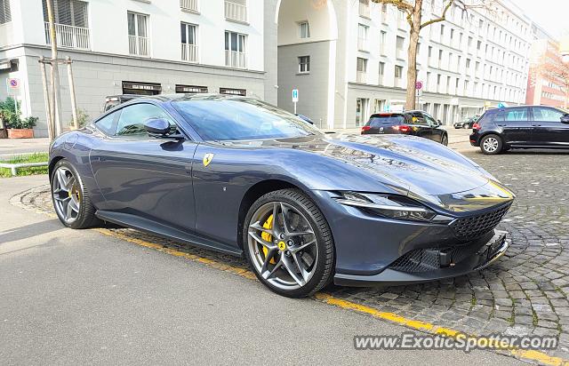 Ferrari Roma spotted in Geneva, Switzerland