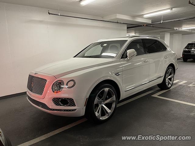 Bentley Bentayga spotted in Washington DC, United States