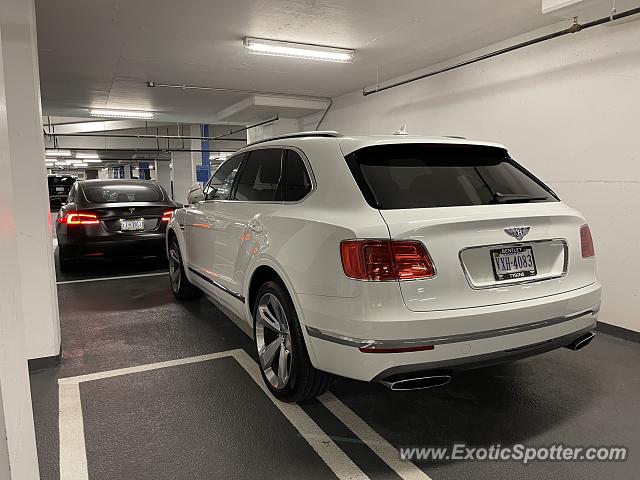Bentley Bentayga spotted in Washington DC, United States