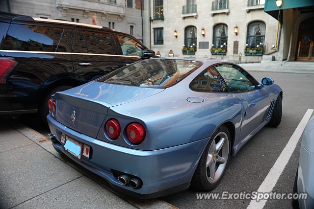 Ferrari 550 spotted in Old Québec city, Canada