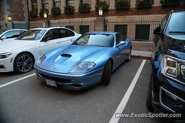 Ferrari 550 spotted in Old Québec city, Canada