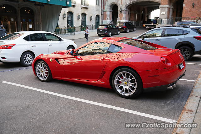 Ferrari 599GTB spotted in Old Québec city, Canada