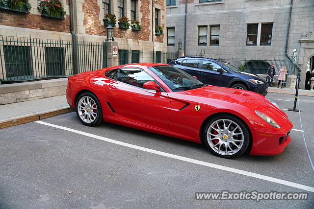 Ferrari 599GTB spotted in Old Québec city, Canada