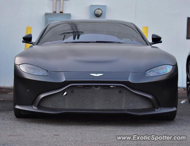 Aston Martin Vantage spotted in Summit, New Jersey