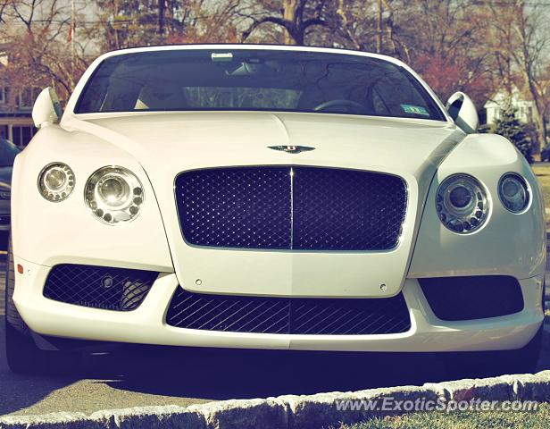 Bentley Continental spotted in Westfield, New Jersey