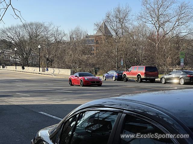 Ferrari California spotted in Washington DC, United States