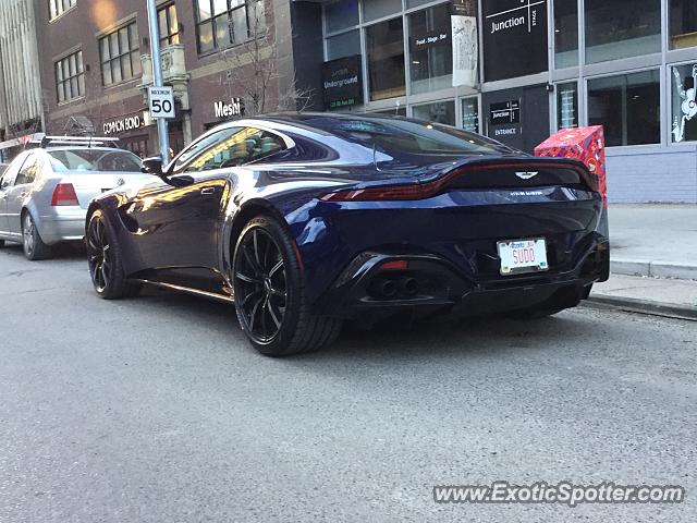 Aston Martin Vantage spotted in Calgary, Canada