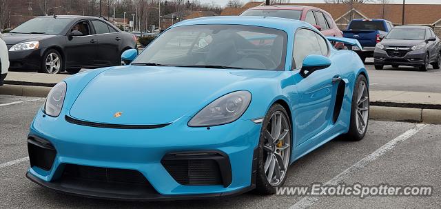 Porsche Cayman GT4 spotted in Cleveland, Ohio