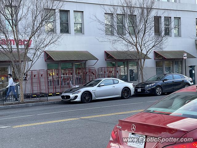 Maserati GranTurismo spotted in Washington DC, United States
