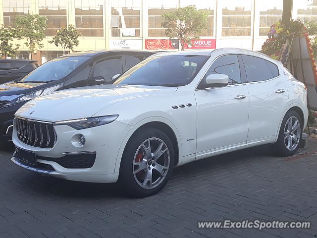 Maserati Levante spotted in Jakarta, Indonesia