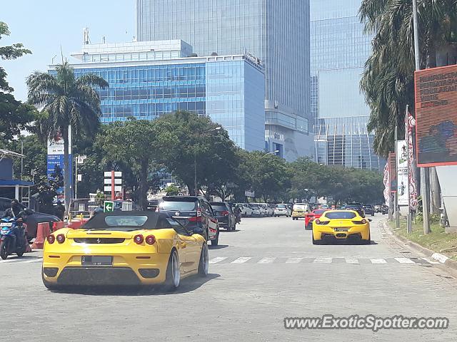 Ferrari F430 spotted in Jakarta, Indonesia