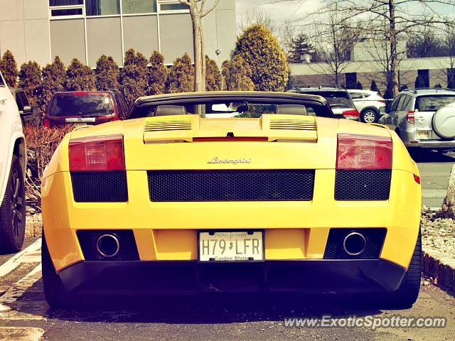 Lamborghini Gallardo spotted in Westfield, New Jersey