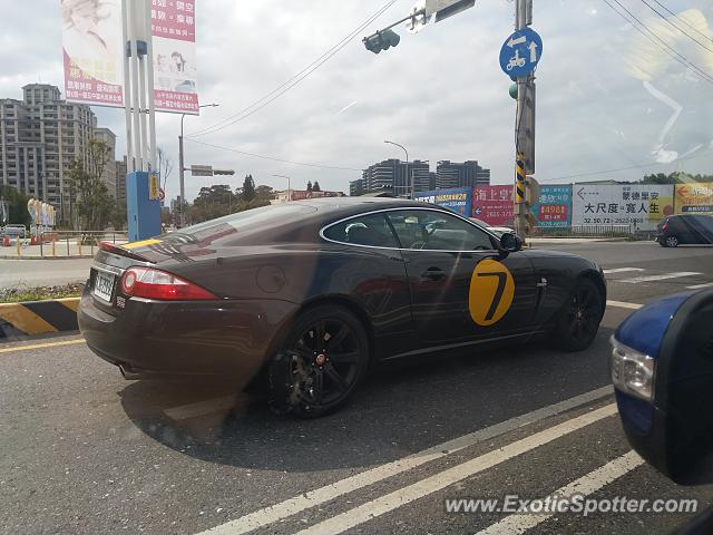 Jaguar XKR spotted in New Taipei, Taiwan