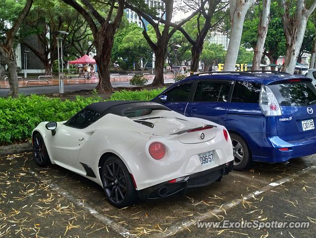 Alfa Romeo 4C spotted in New Taipei, Taiwan