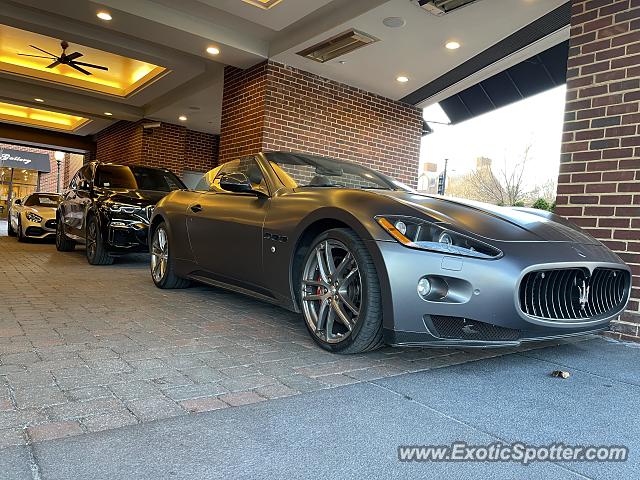Maserati GranCabrio spotted in Washington DC, United States