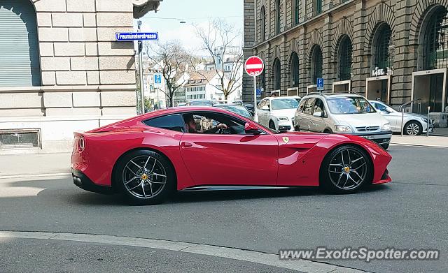 Ferrari F12 spotted in Zurich, Switzerland