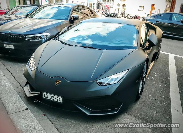 Lamborghini Huracan spotted in Zurich, Switzerland