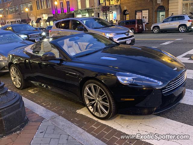 Aston Martin DB9 spotted in Washington DC, United States