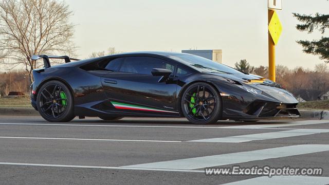 Lamborghini Huracan spotted in Blaine, Minnesota