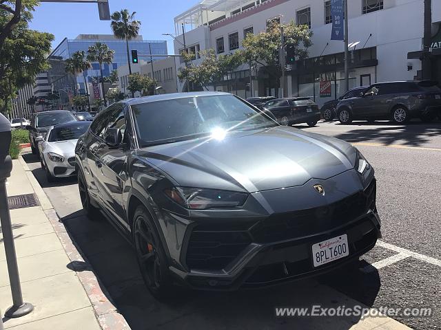 Lamborghini Urus spotted in Beverly Hills, California
