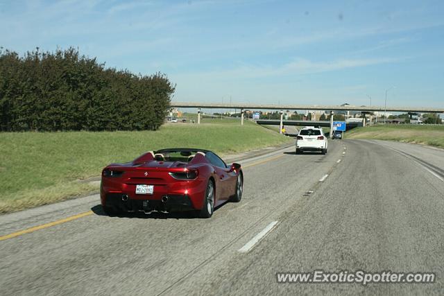 Ferrari 488 GTB spotted in Denton TX, Texas