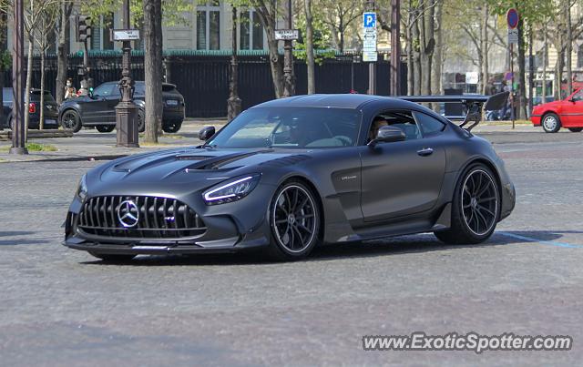 Mercedes AMG GT spotted in Paris, France