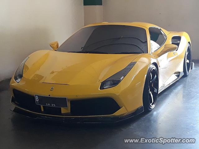 Ferrari 488 GTB spotted in Jakarta, Indonesia