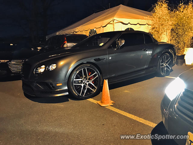 Bentley Continental spotted in Watchung, New Jersey
