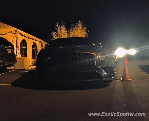 Bentley Continental spotted in Watchung, New Jersey