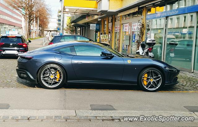 Ferrari Roma spotted in Geneva, Switzerland