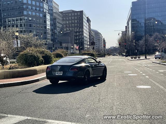 Bentley Continental spotted in Washington DC, United States