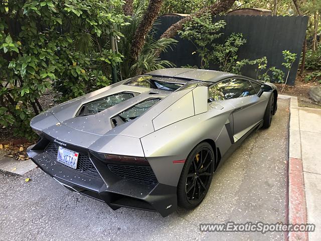 Lamborghini Aventador spotted in Los Angeles, California