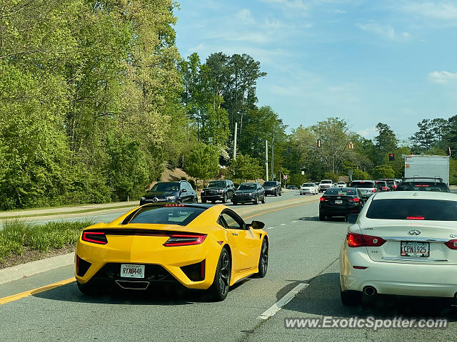 Acura NSX spotted in Atlanta, Georgia