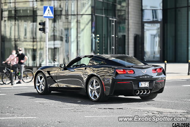 Chevrolet Corvette Z06 spotted in Warsaw, Poland