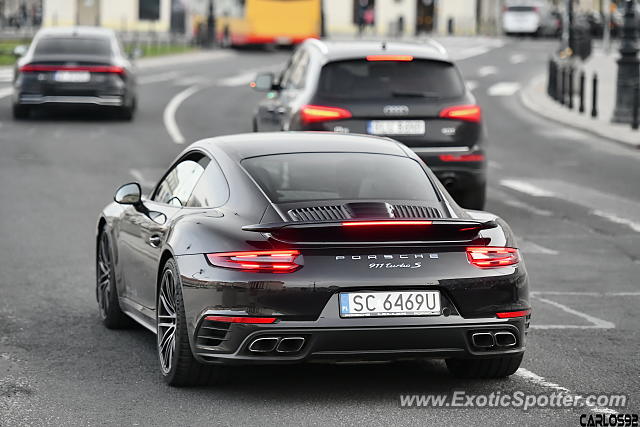 Porsche 911 Turbo spotted in Warsaw, Poland