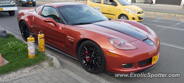 Chevrolet Corvette Z06 spotted in Bogota, Colombia