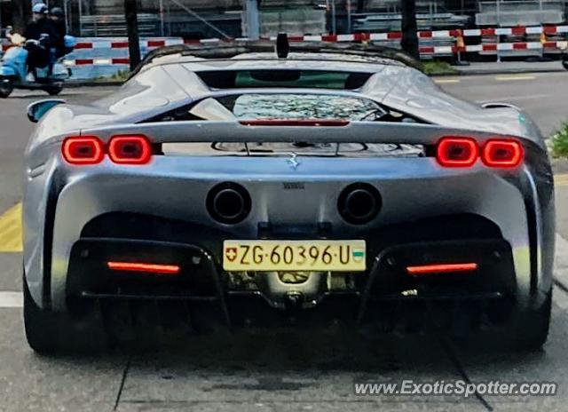 Ferrari SF90 Stradale spotted in Zug, Switzerland