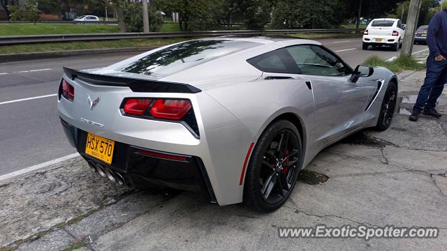 Chevrolet Corvette Z06 spotted in Bogota, Colombia