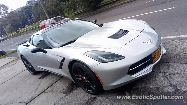 Chevrolet Corvette Z06 spotted in Bogota, Colombia