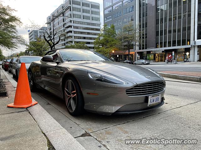 Aston Martin DB9 spotted in Washington DC, United States