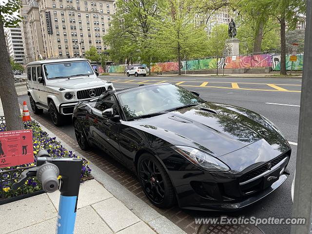 Jaguar F-Type spotted in Washington DC, United States