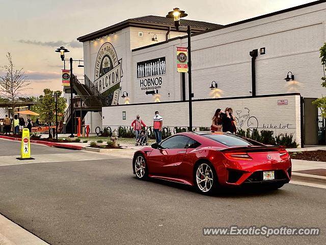 Acura NSX spotted in Alpharetta, Georgia