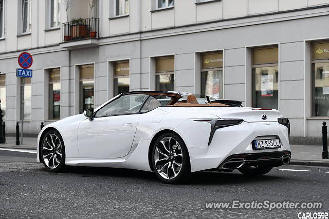 Lexus LC 500 spotted in Warsaw, Poland