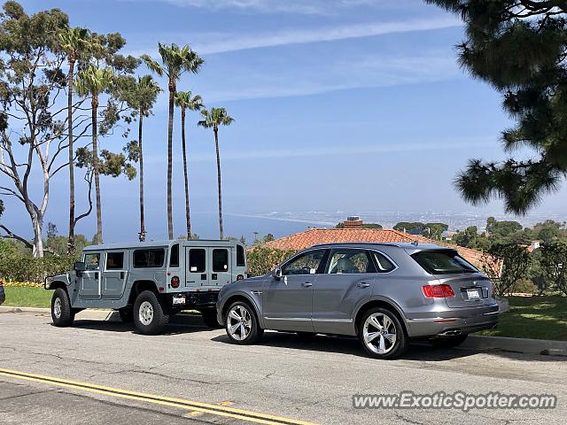 Bentley Bentayga spotted in Los Angeles, California