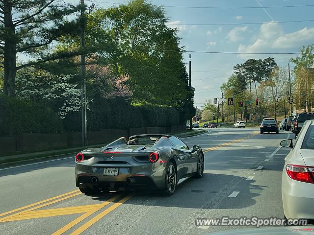 Ferrari 488 GTB spotted in Atlanta, Georgia