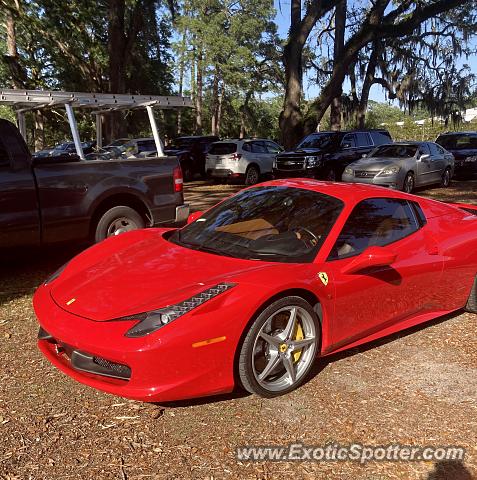 Ferrari 458 Italia spotted in Jacksonville, Florida