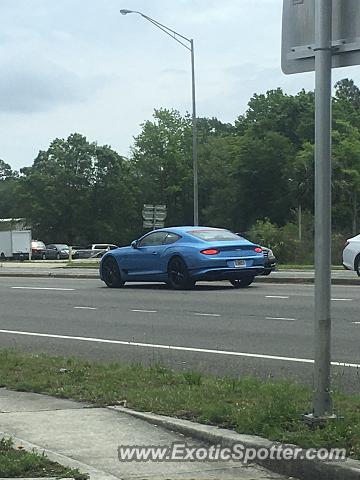 Bentley Continental spotted in Jacksonville, Florida