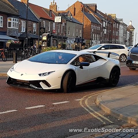 Lamborghini Huracan spotted in Tynemouth, United Kingdom