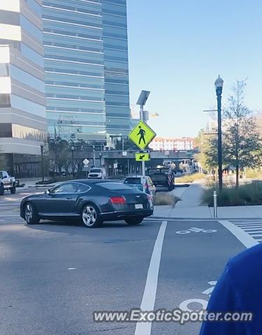Bentley Continental spotted in Jacksonville, Florida
